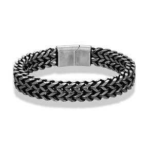 Pulseira Masculina Chains em Aço Inox e Fecho Magnético