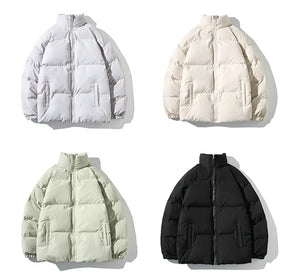 Jaqueta Parka Puffer Masculina Streetwear