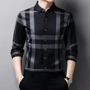 Camisa Masculina Xadrez Slim Fit