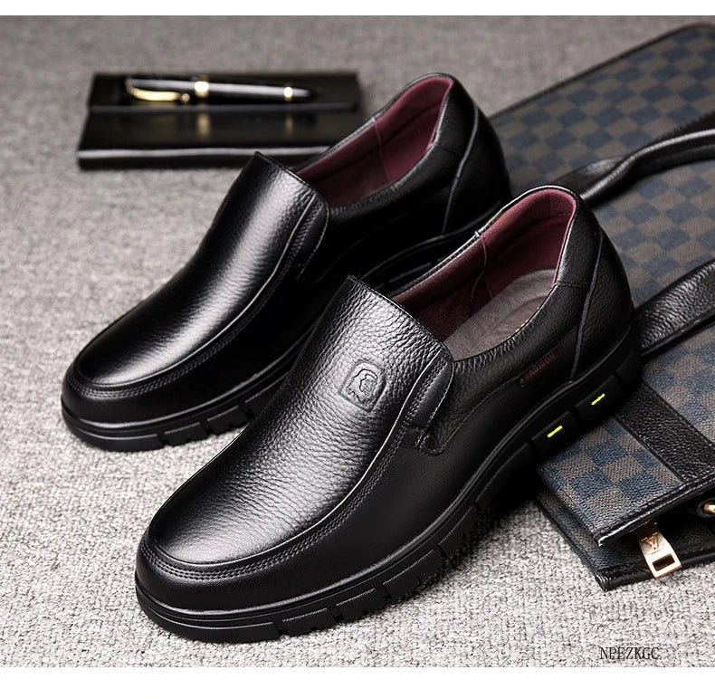 Sapato Masculino de Couro Slip On British