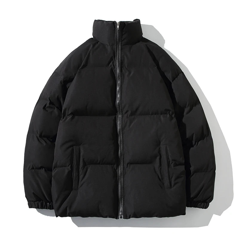 Jaqueta Parka Puffer Masculina Streetwear