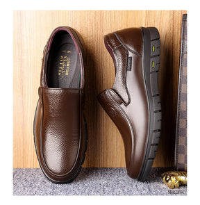 Sapato Masculino de Couro Slip On British