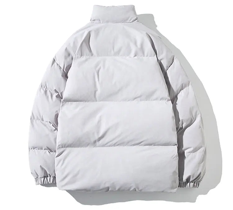 Jaqueta Parka Puffer Masculina Streetwear