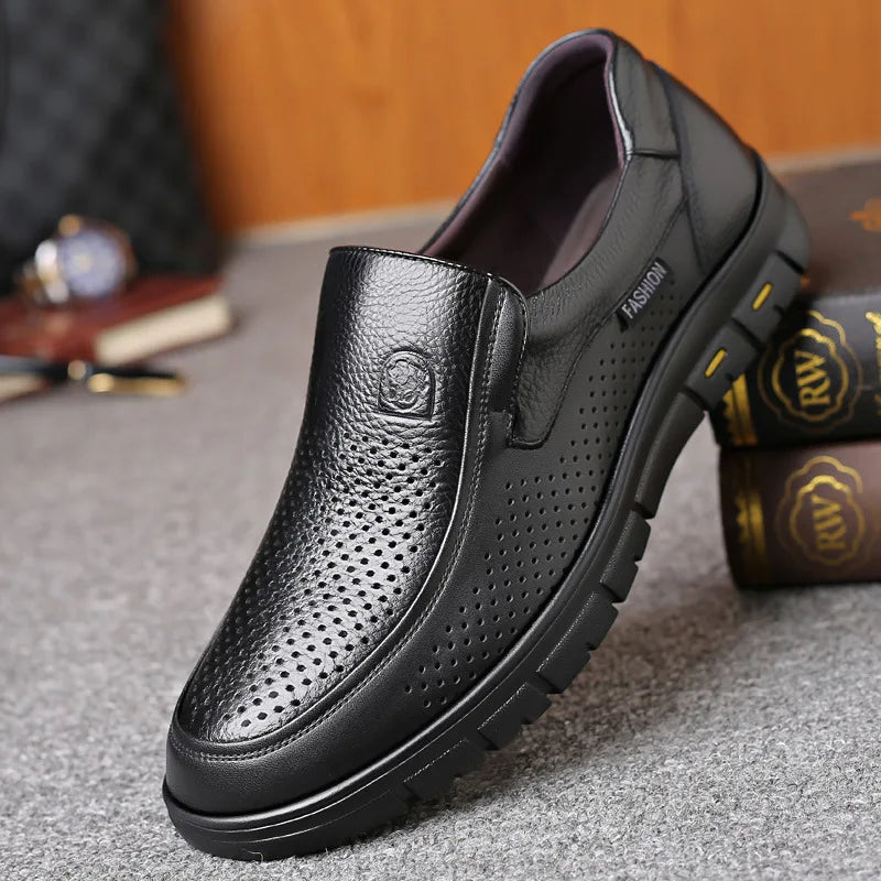 Sapato Masculino de Couro Slip On British