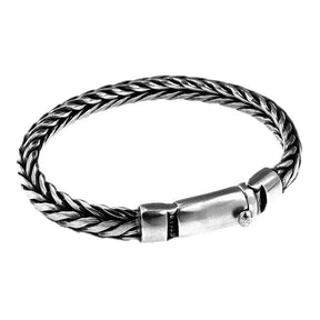 Pulseira Masculina Prata 925 Realeza