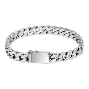 Pulseira de Prata Masculina Grumet Fecho Gaveta