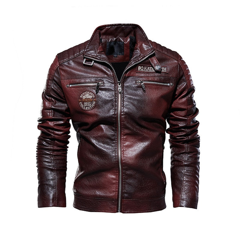 Jaqueta de Couro Masculina Highway