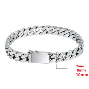 Pulseira de Prata Masculina Grumet Fecho Gaveta