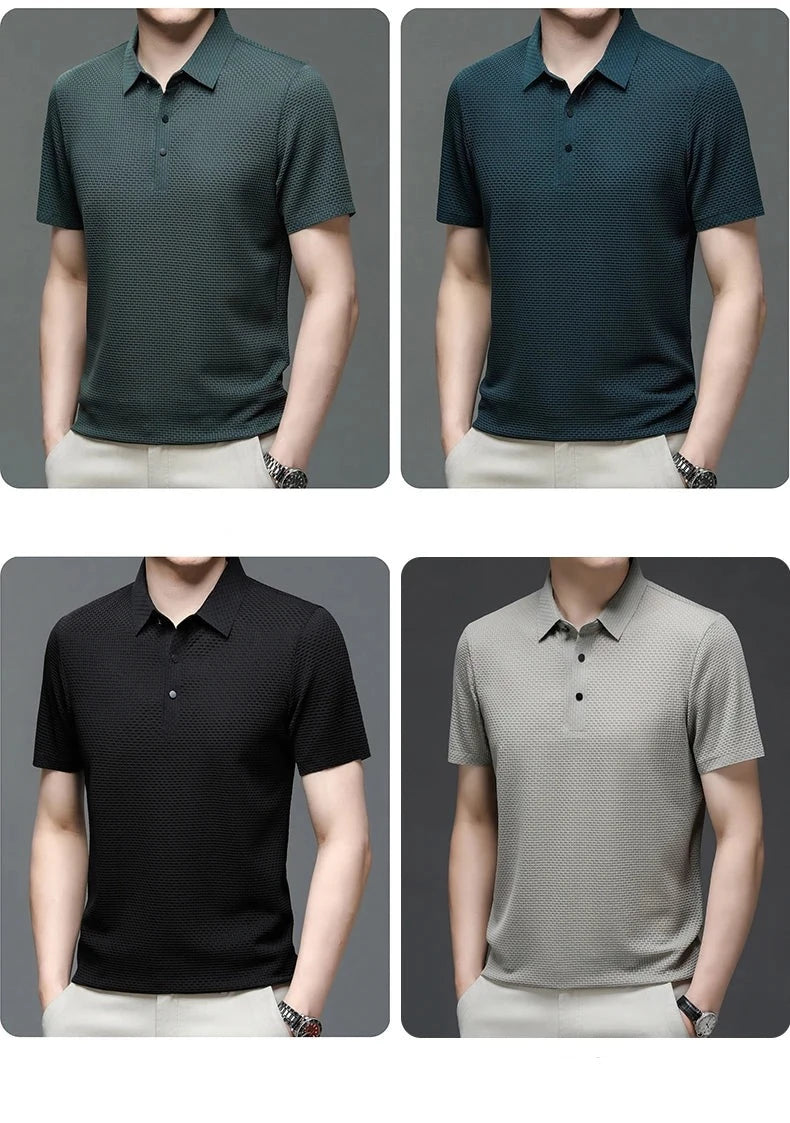 Camisa Polo Masculina | Tecido Respirável