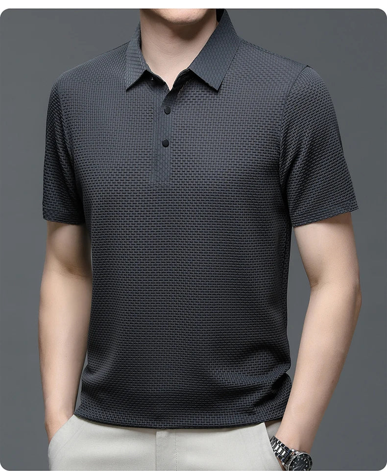 Camisa Polo Masculina | Tecido Respirável