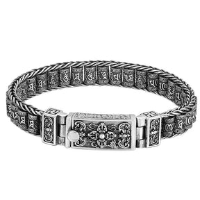 Pulseira Masculina Budista Seis Mantras