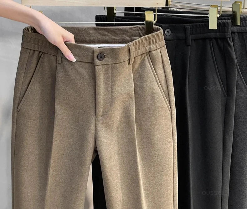 Calça Masculina Tipo Alfaiataria de Lã