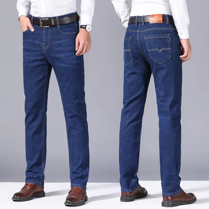 Calça Jeans Masculina Slim Fit Clássica