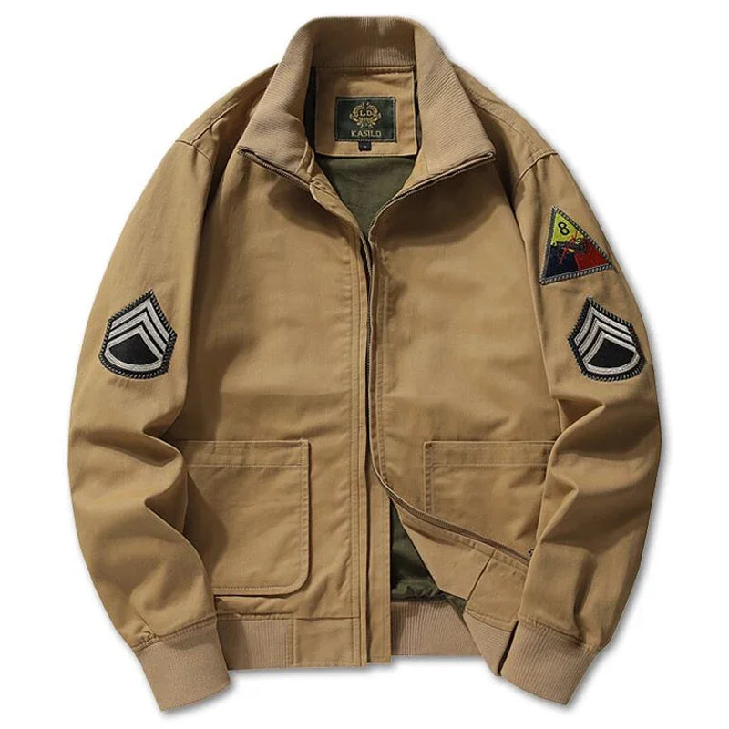 Jaqueta Masculina Militar Bordada