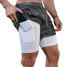 Conjunto 3 Shorts Masculinos de Treino com Bolso Escondido